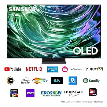 Samsung 77-inch 4K Ultra HD Smart OLED TV QA77S90DAELXL Graphite