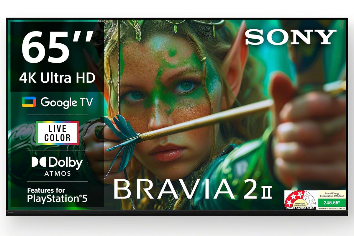 Sony 65" BRAVIA 2 4K HDR Smart LED Google TV (K-65S25M2)