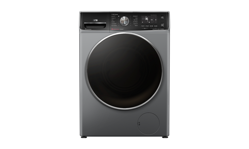 IFB EXECUTIVE MSC 9014 SSLC Front Load Washing Machine Metallic Silver — Front View