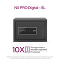 Godrej NX Pro Digital 8L Ebony - Door Open