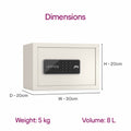 Godrej NX Pro Digital 8L Ivory - Interior