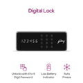 Godrej NX Pro Digital 25L Ivory - Back View