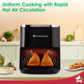 Wonderchef Evita 5L Digital Air Fryer - Rapid Hot Air Circulation