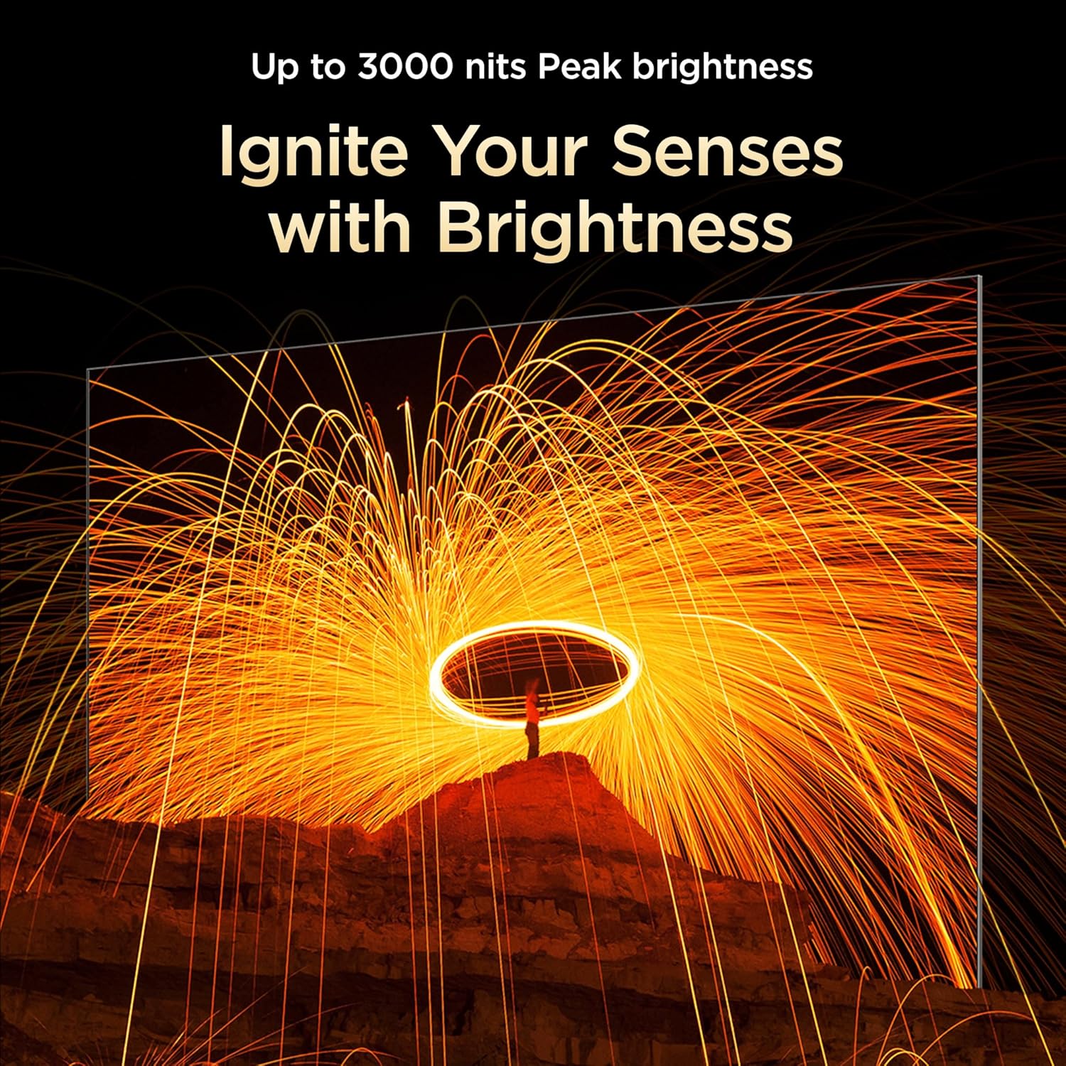 TCL 55‑inch QD‑Mini LED 4K Google TV with 144Hz Refresh