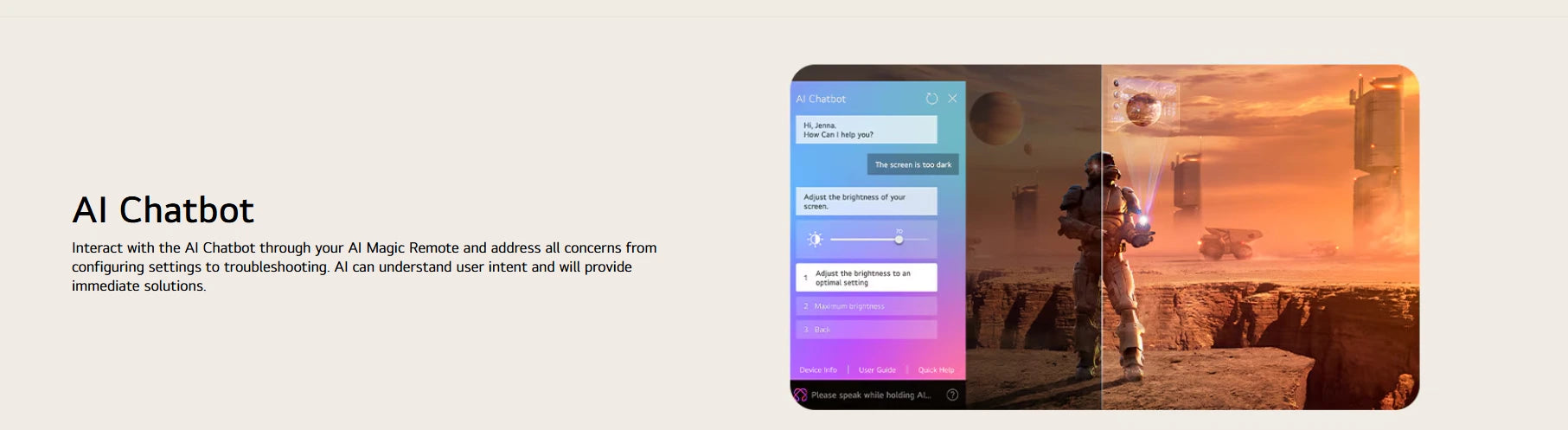 LG 55-inch 4K UHD AI Smart TV α7 Gen8 Processor Dolby Atmos 2025