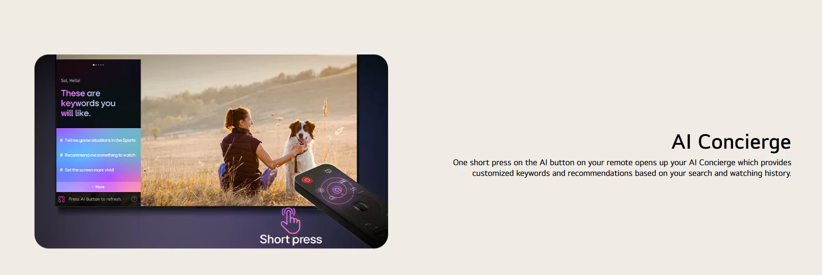 LG 55-inch 4K UHD AI Smart TV α7 Gen8 Processor Dolby Atmos 2025