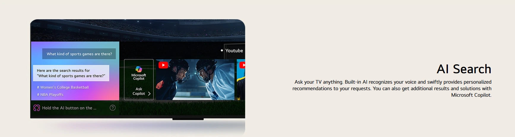 LG 55-inch 4K UHD AI Smart TV α7 Gen8 Processor Dolby Atmos 2025