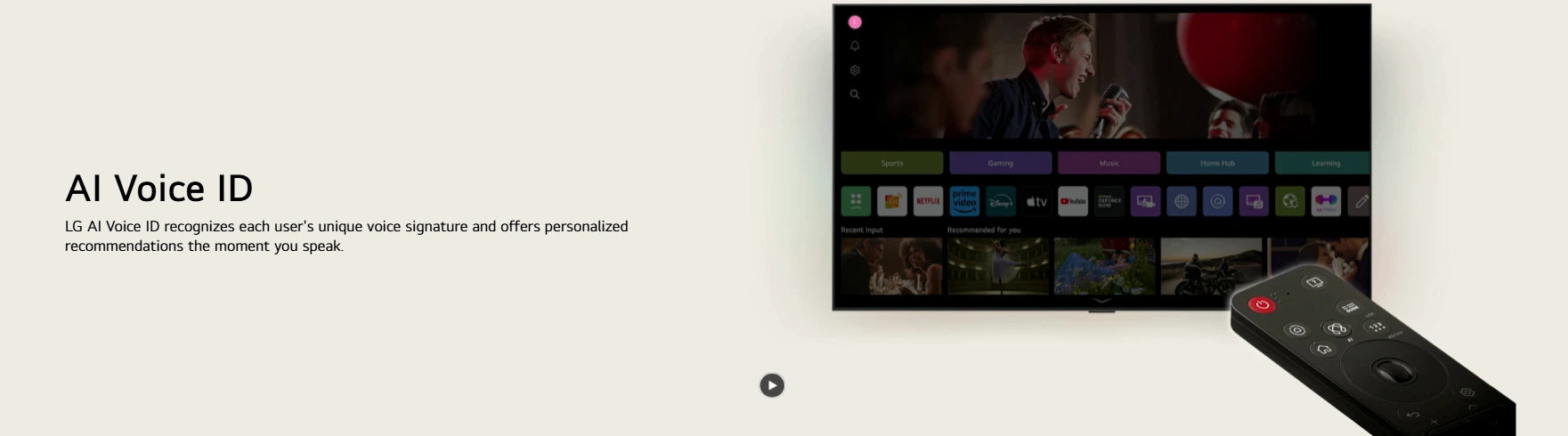 LG 55-inch 4K UHD AI Smart TV α7 Gen8 Processor Dolby Atmos 2025