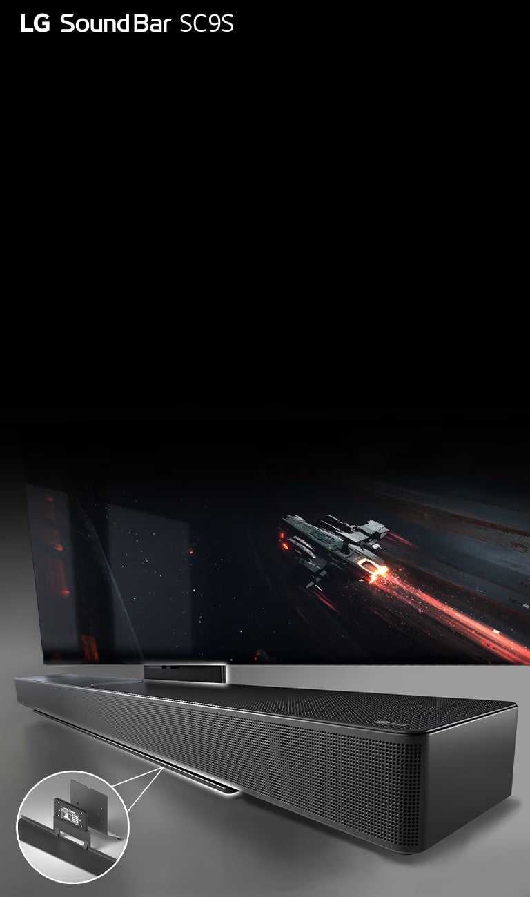 LG SC9S 3.1.3Ch Dolby Atmos Soundbar for OLED C Series TVs