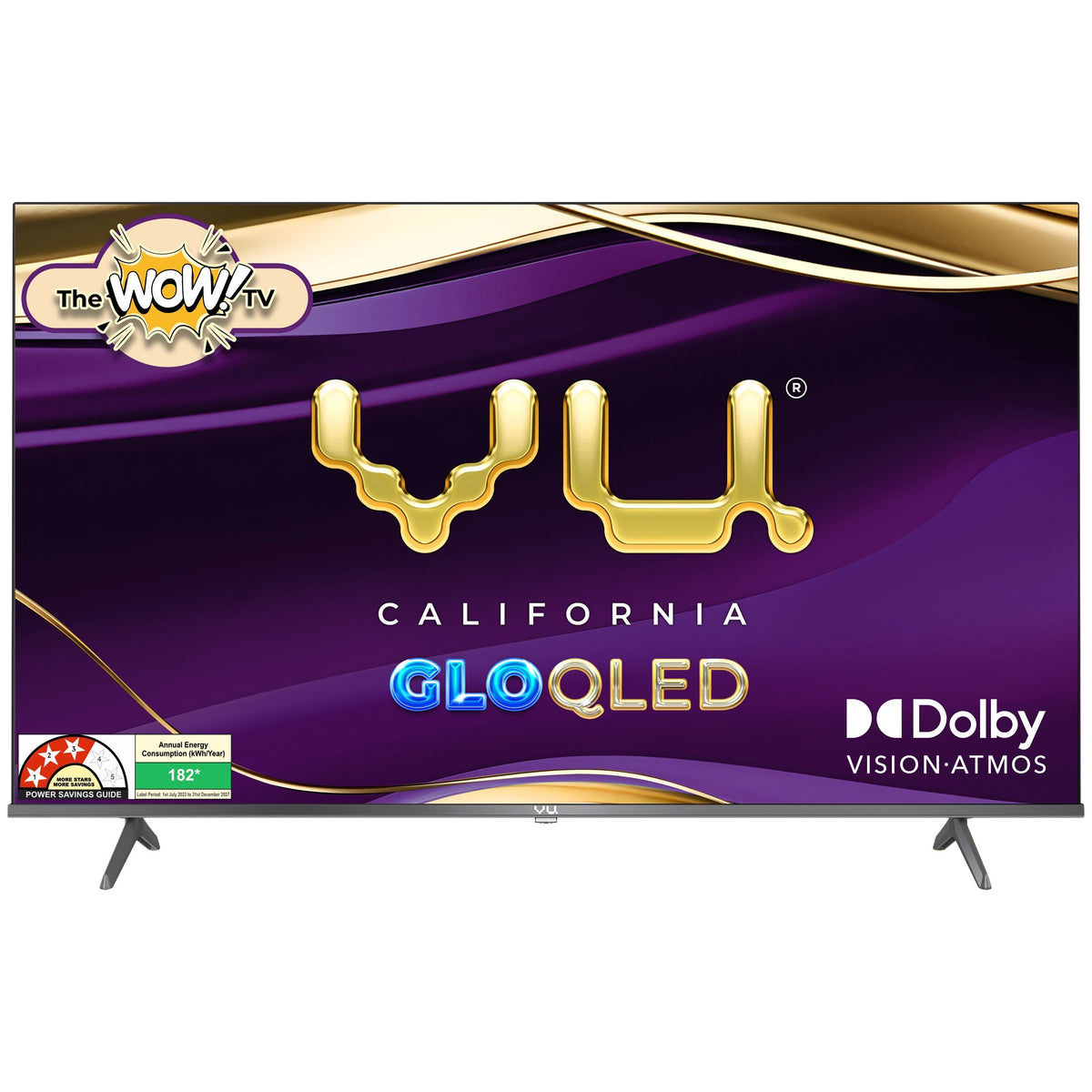 VU 55" GloQLED 4K TV (55GLOQLED25) - Main View
