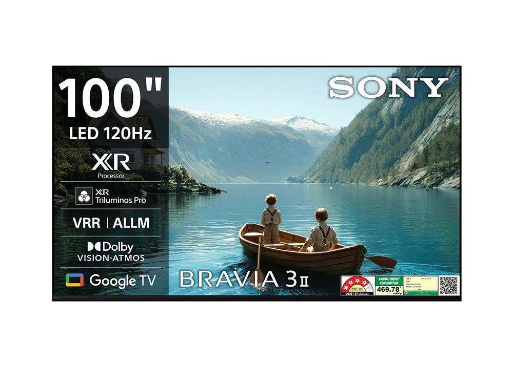 Sony 254 cm (100 inch) BRAVIA 3 II K-100XR35M2 - Front View