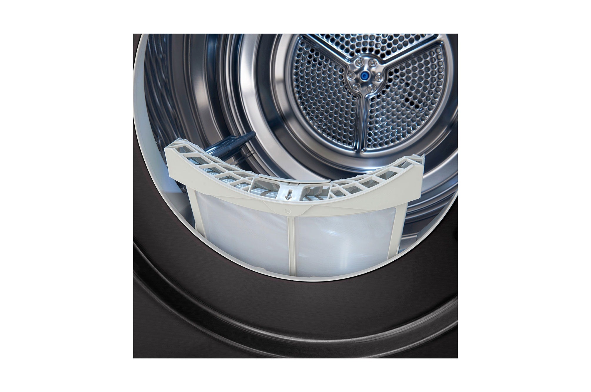 LG 9kg Dual Inverter Heat Pump Dryer: Black Steel, Energy Efficient Laundry
