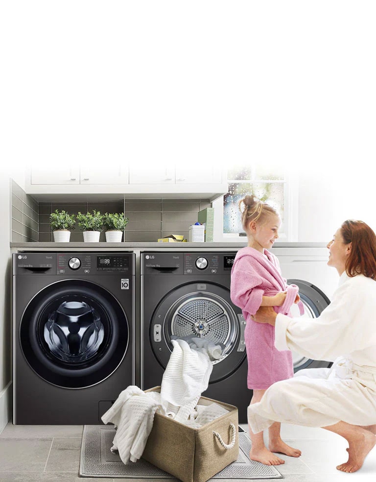LG 9kg Dual Inverter Heat Pump Dryer EcoHybrid Allergy Care ThinQ