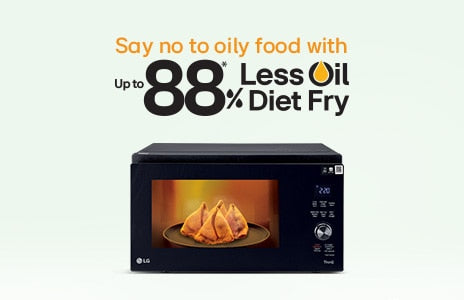 LG 28L All-in-One Smart Convection Microwave Oven with 251 Auto Cook Menus
