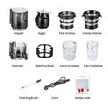 Hurom E30-ST Cold Press Juicer - Components & Accessories