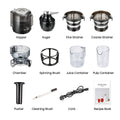 Hurom E50-ST Cold Press Juicer - Components & Accessories