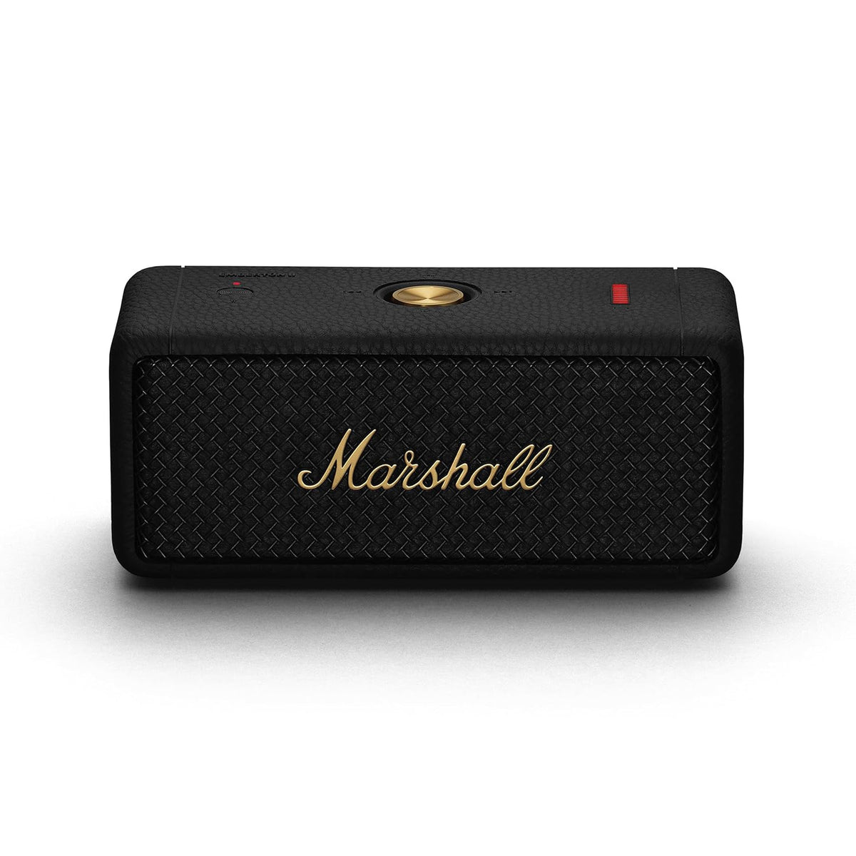 Marshall Emberton III Black and Brass — White Background
