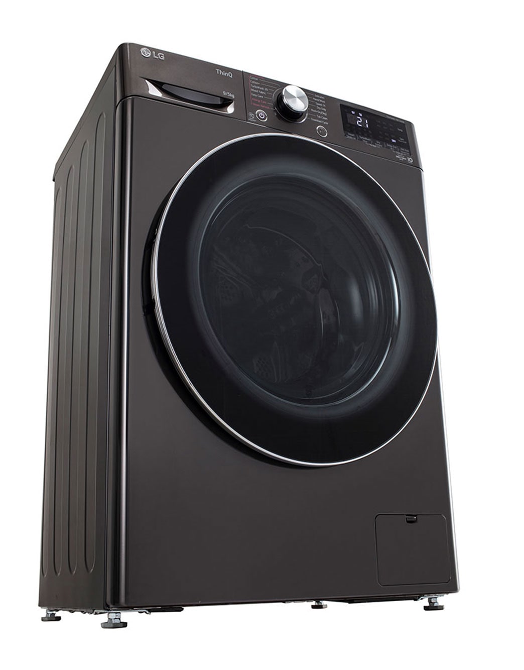 LG 9/5kg AI Direct Drive Front Load Washer Dryer, Smart Black VCM