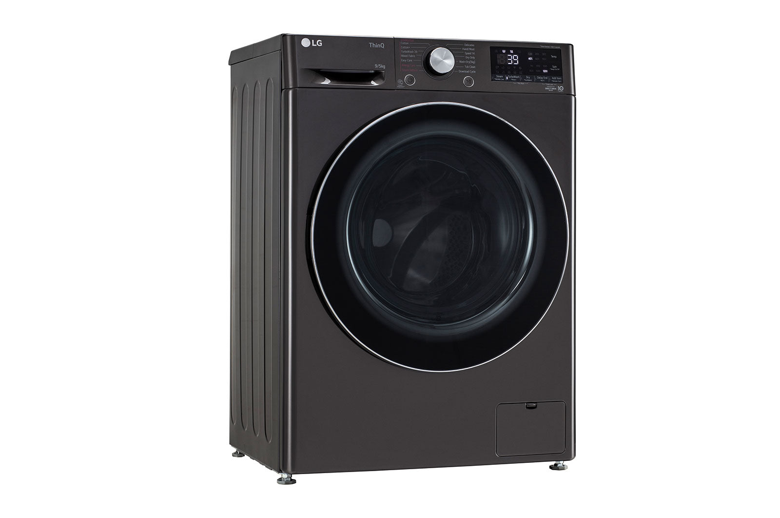 LG 9/5kg AI Direct Drive Front Load Washer Dryer, Smart Black VCM