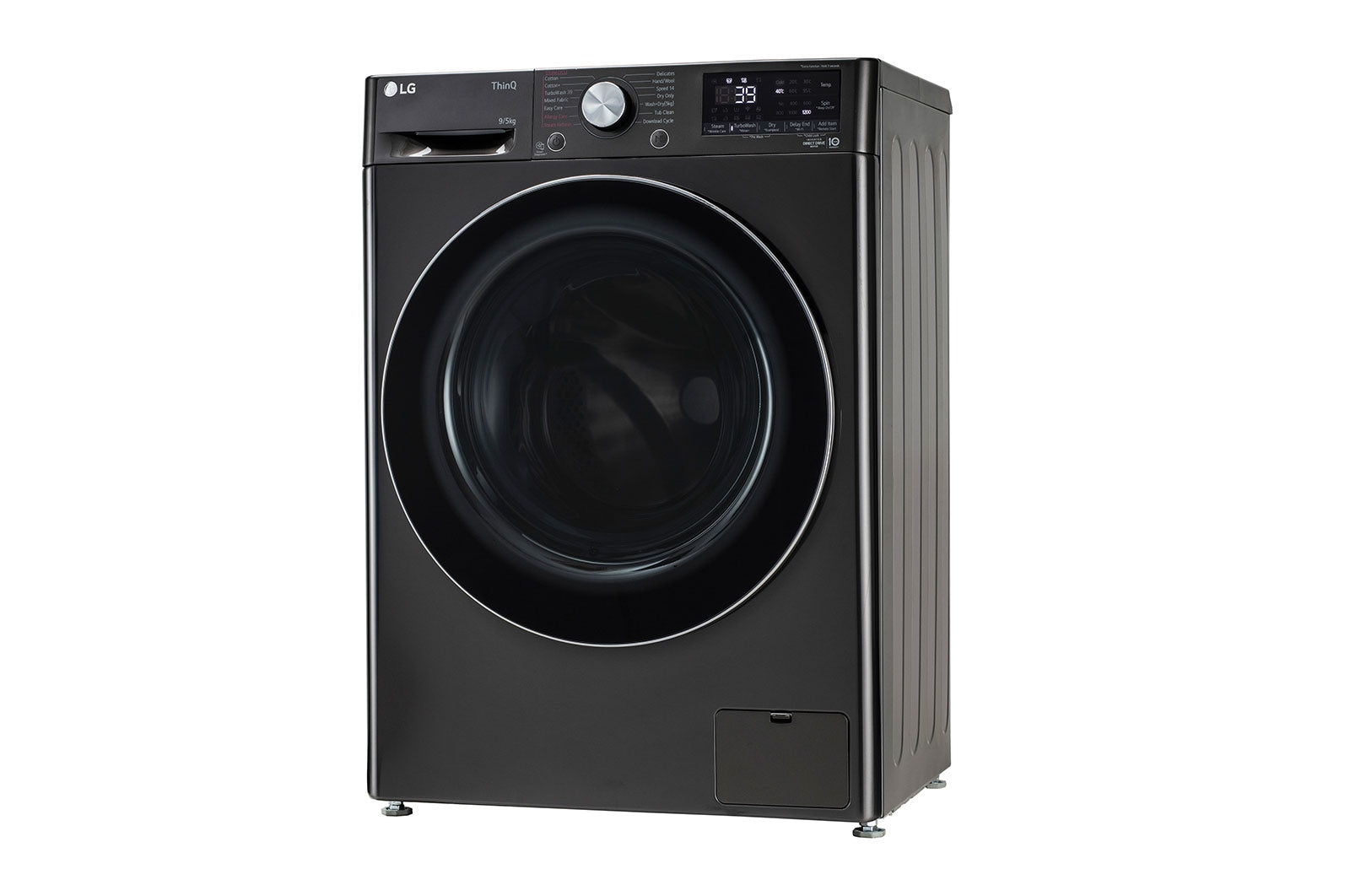 LG 9/5kg AI Direct Drive Front Load Washer Dryer, Smart Black VCM