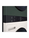 LG FWT1310BG WashTower 13kg Washer 10kg Dryer Beige Green Objet Collection - Left Display View