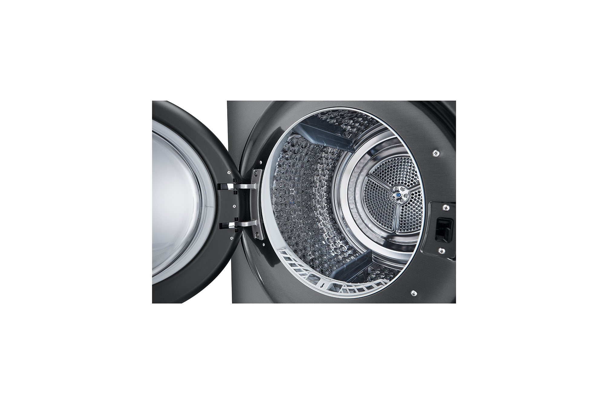 LG 13/10kg WashTower Smart AI DD Washer Dryer, Platinum Black Finish