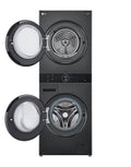 LG FWT1310PB WashTower 13kg Washer 10kg Dryer Platinum Black - Side View