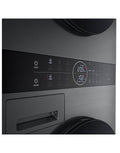 LG FWT1310PB WashTower 13kg Washer 10kg Dryer Platinum Black - Angle View