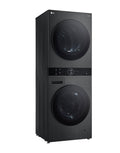 LG FWT1310PB WashTower 13kg Washer 10kg Dryer Platinum Black - Top Section View