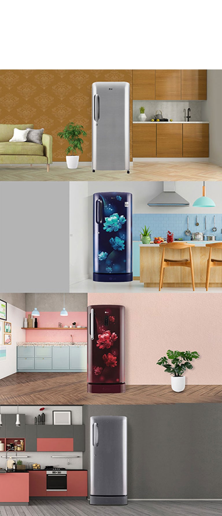 LG 185L 3 Star Direct Cool Single Door Refrigerator with Reciprocating Compressor