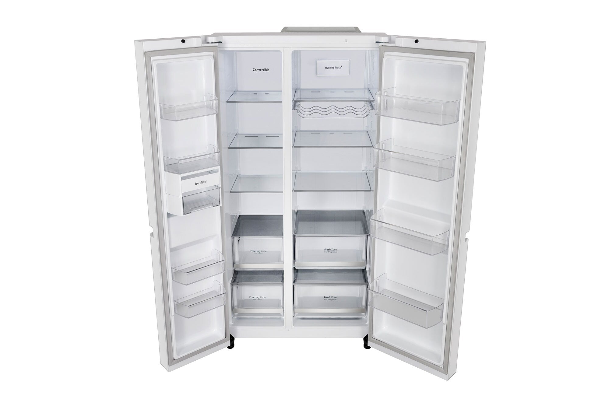 LG 650L Wi-Fi Convertible Side-by-Side Refrigerator with DoorCooling+™