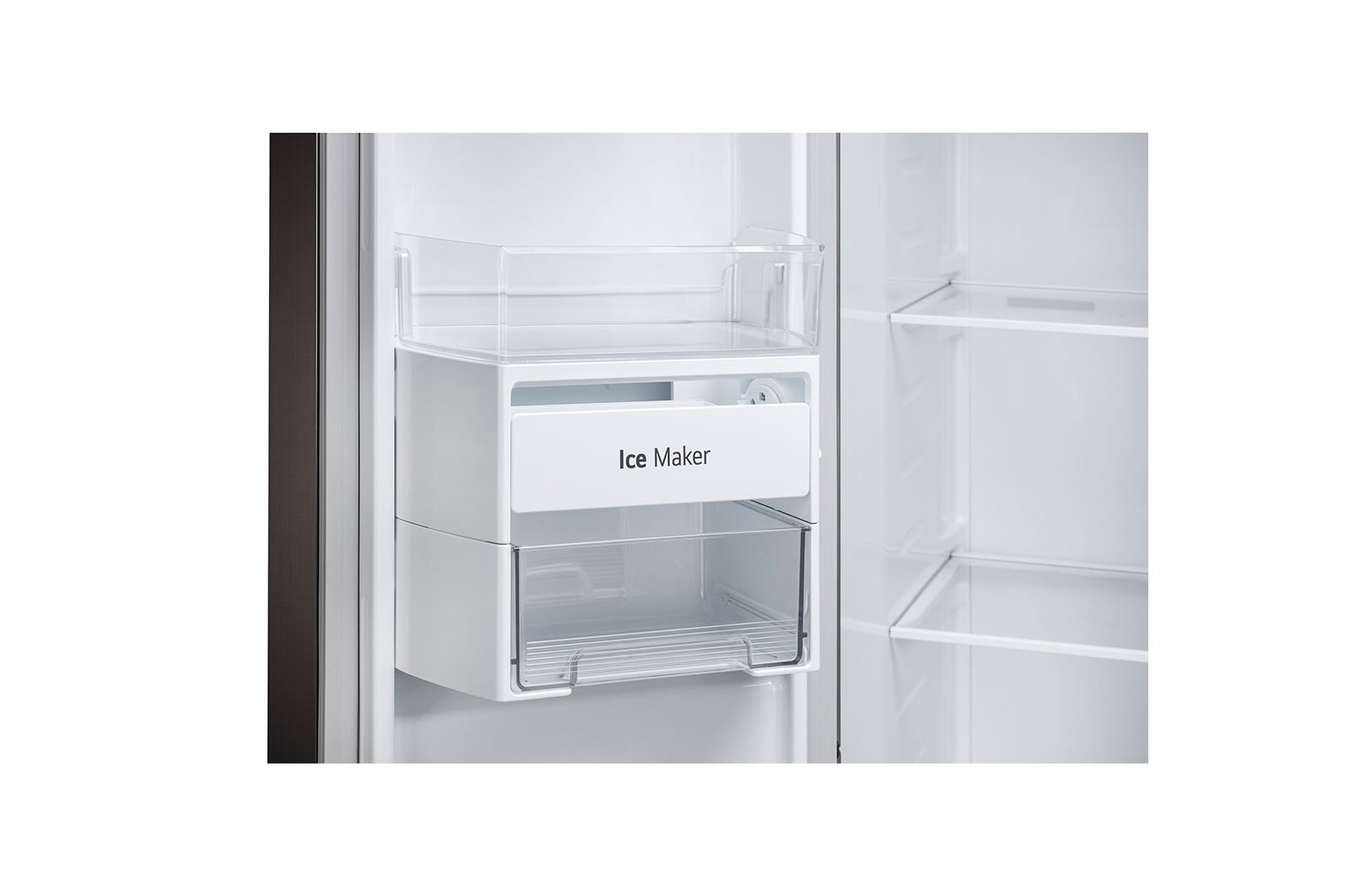 LG 650L Smart Side-by-Side Refrigerator with Wi-Fi, DoorCooling+, Linen Brown