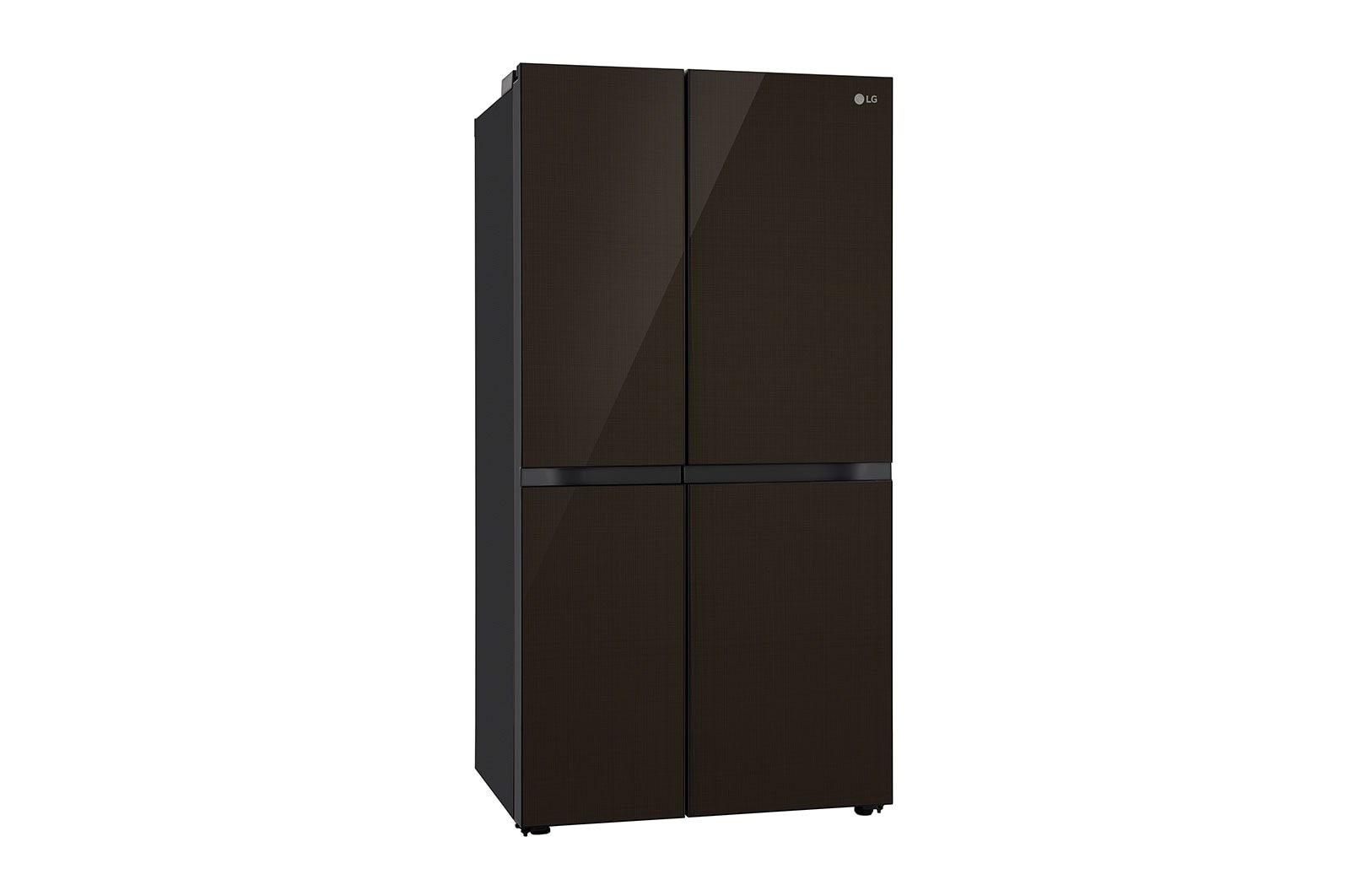 LG 650L Smart Side-by-Side Refrigerator with Wi-Fi, DoorCooling+, Linen Brown