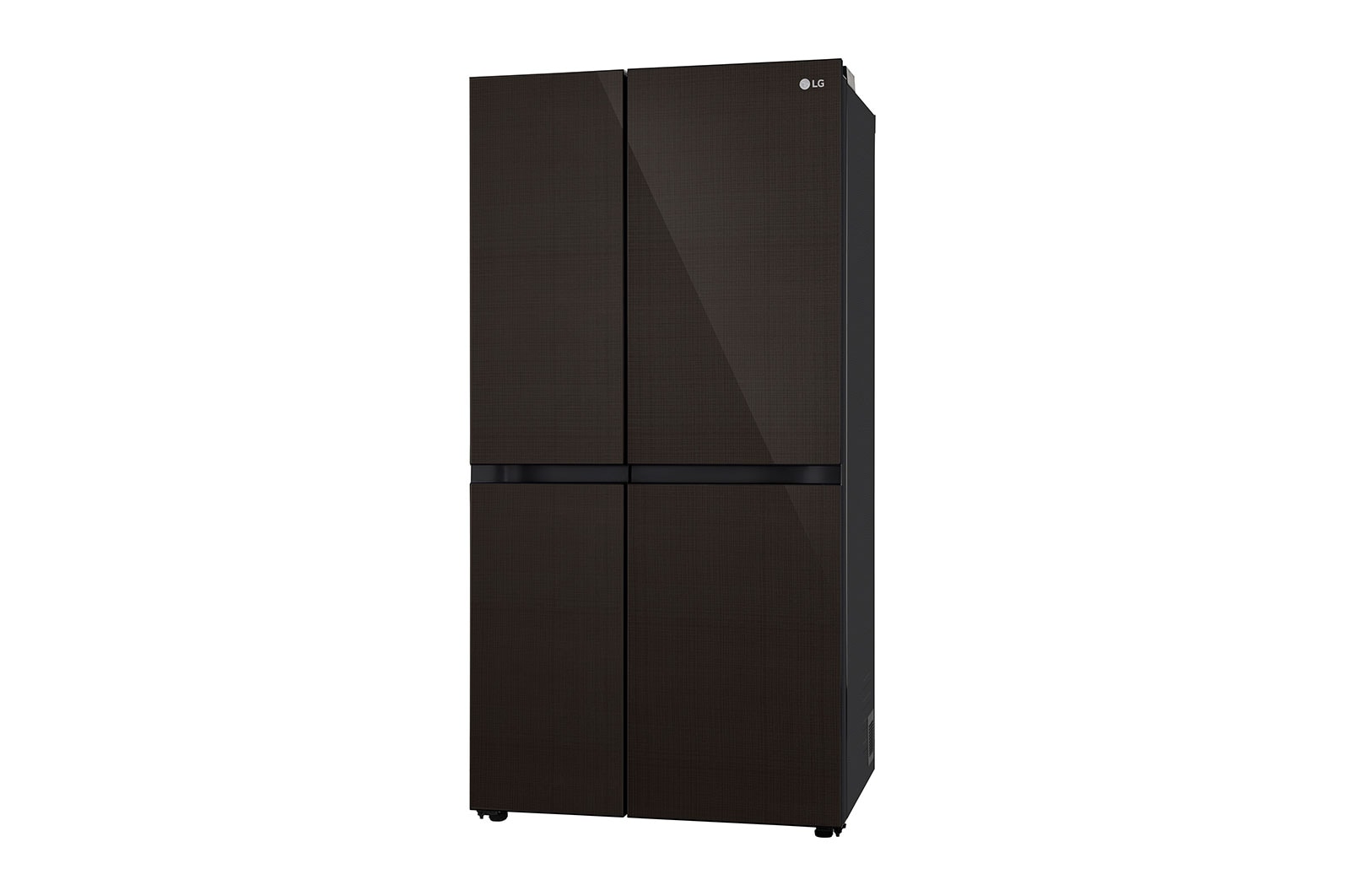 LG 650L Smart Side-by-Side Refrigerator with Wi-Fi, DoorCooling+, Linen Brown
