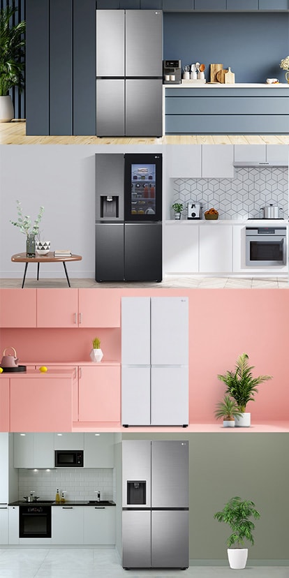 LG 650L Smart Side-by-Side Refrigerator: Wi-Fi Convertible, DoorCooling+, 3 Star