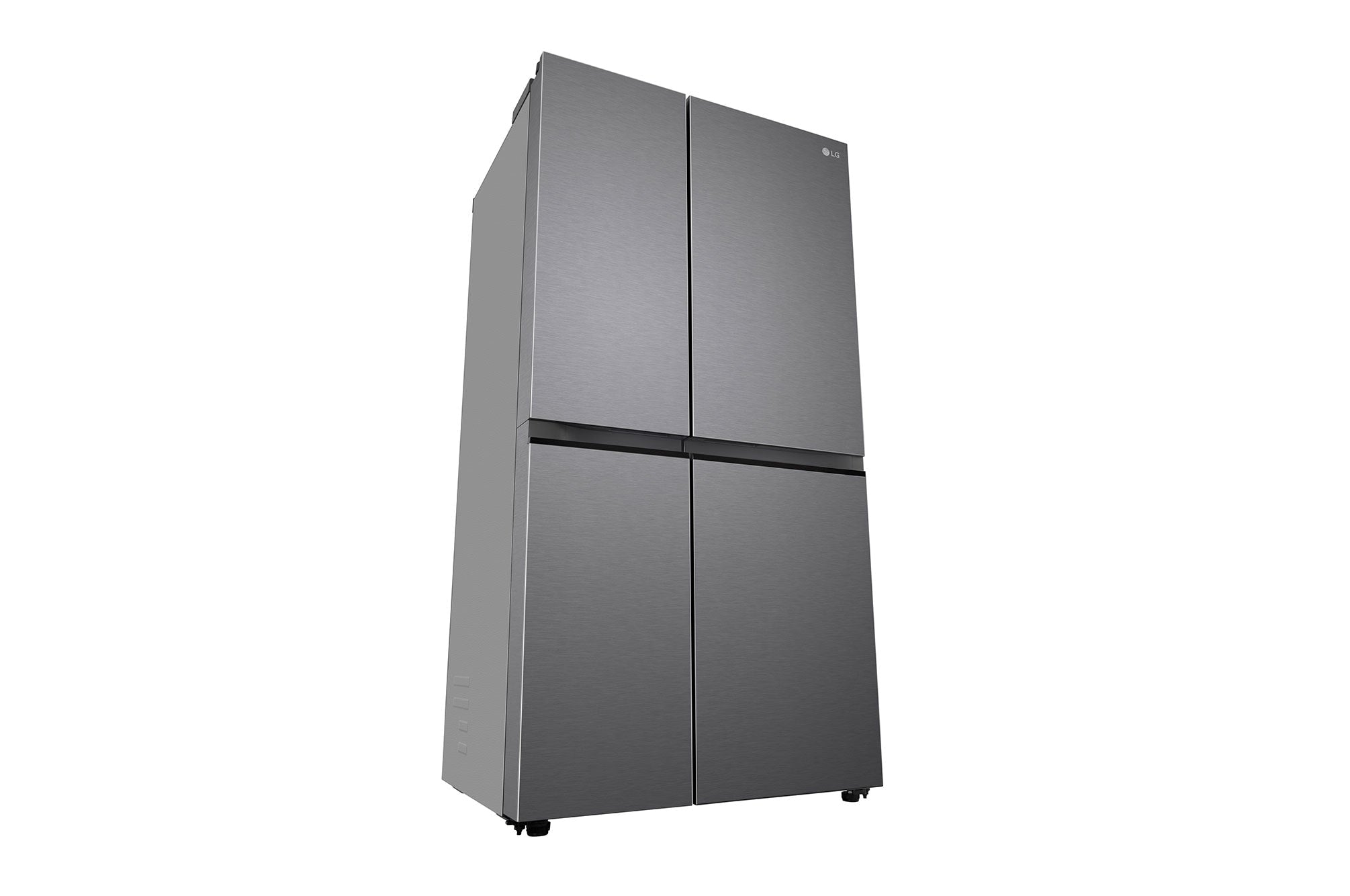 LG 650L Convertible Side-by-Side Refrigerator, Multi-Air Flow, Smart Diagnosis, Dazzle Steel
