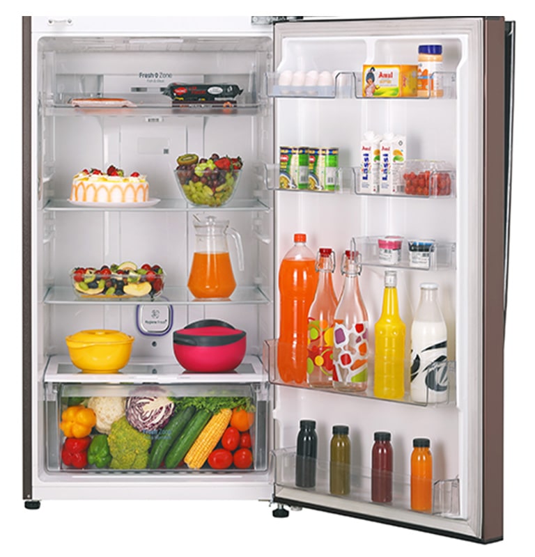 LG 242L Smart Inverter Frost Free Double Door Refrigerator, Multi Air Flow, Moist 'N' Fresh