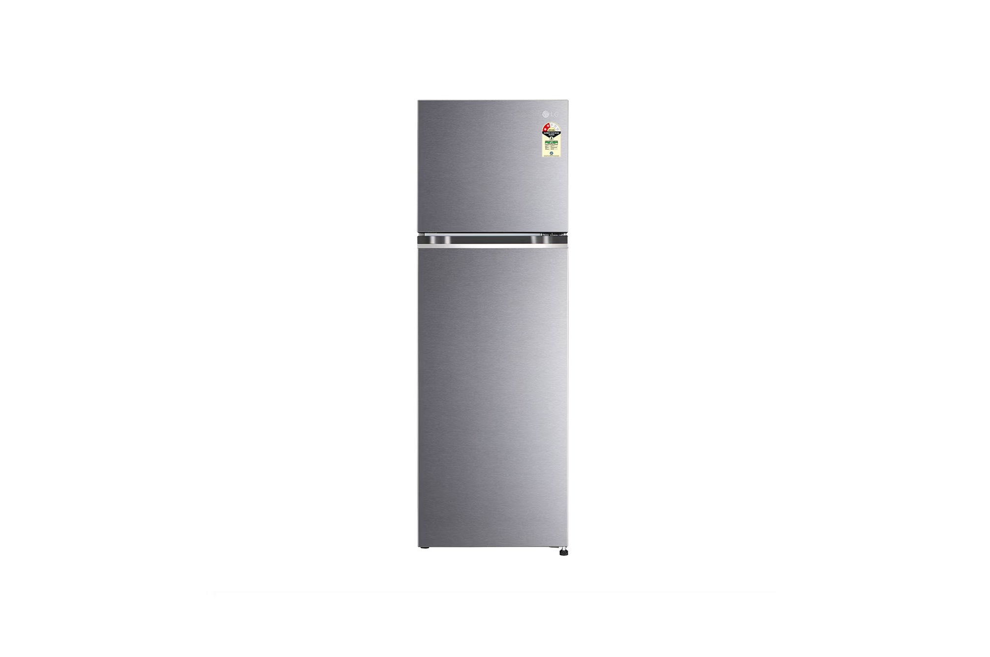 LG 272L Smart Inverter Double Door Refrigerator with Multi Air Flow, Dazzle Steel
