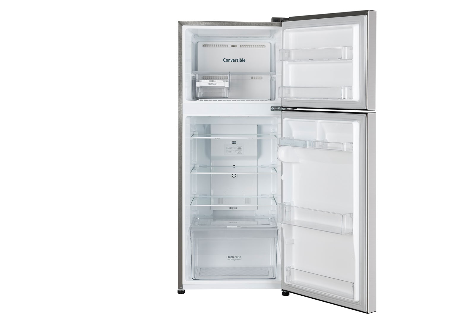 LG 240L Frost-Free Double Door Refrigerator with Smart Inverter, Shiny Steel