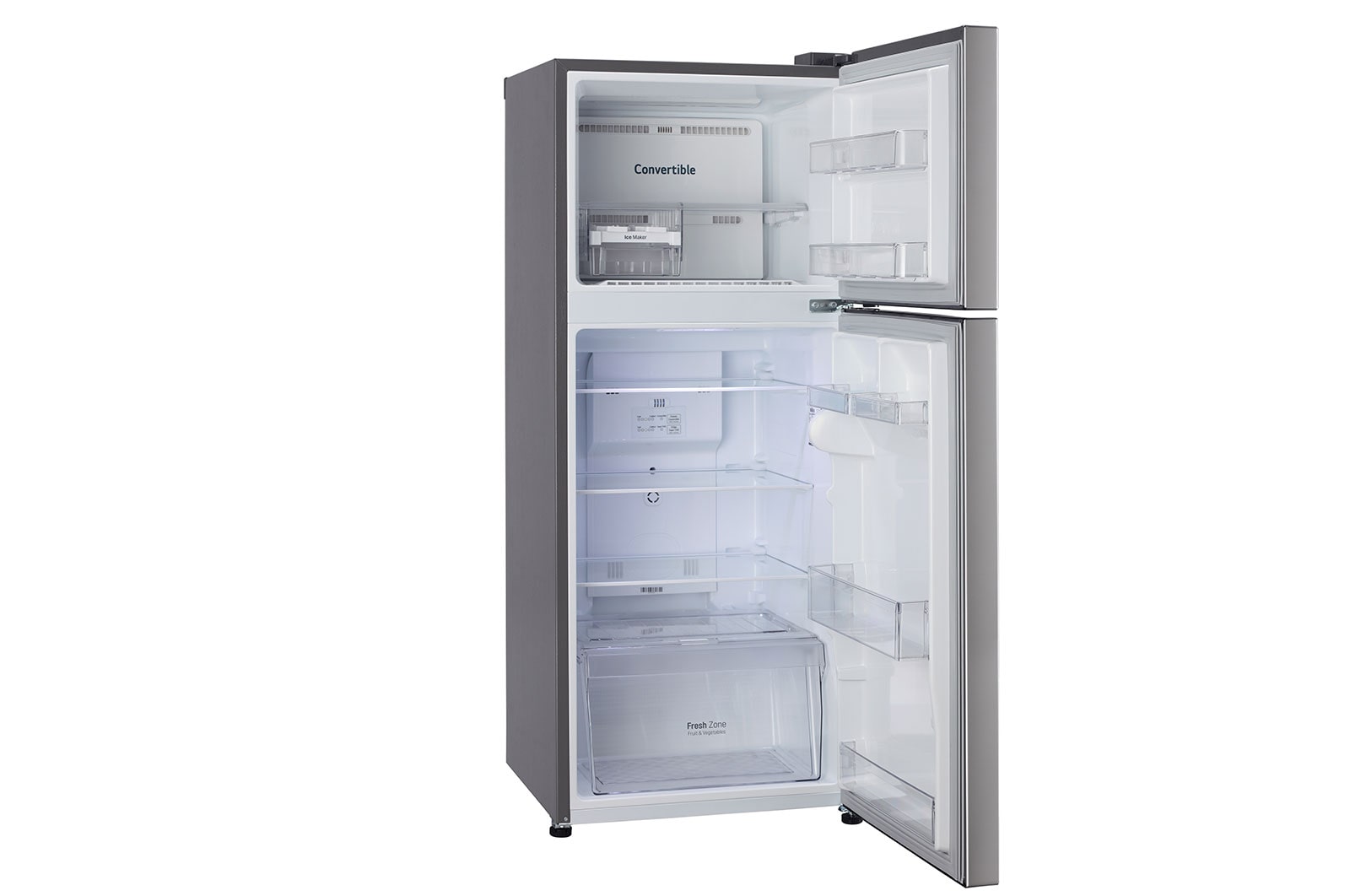 LG 240L Frost-Free Double Door Refrigerator with Smart Inverter, Shiny Steel