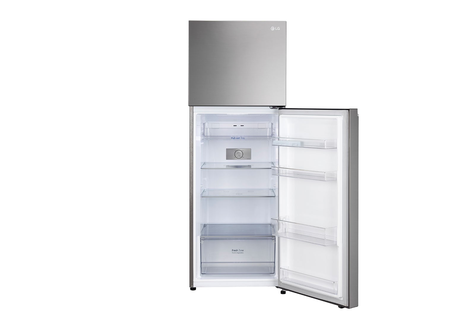LG 343L Smart Inverter Frost-Free Double Door Refrigerator, Shiny Steel Finish