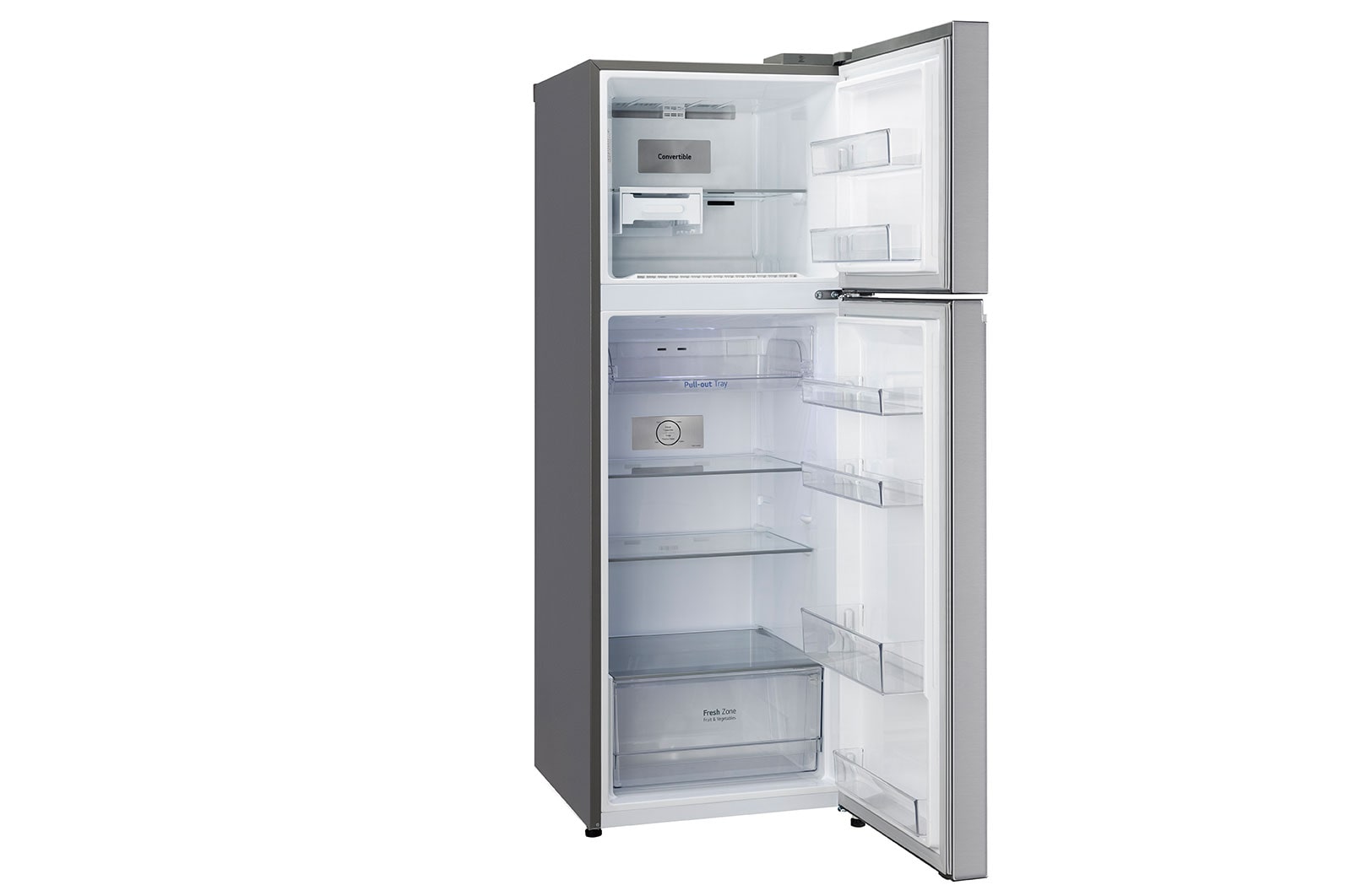 LG 343L Smart Inverter Frost-Free Double Door Refrigerator, Shiny Steel Finish