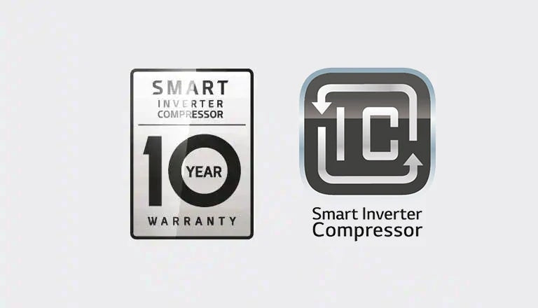 LG 343L Smart Inverter Frost-Free Double Door Refrigerator, Shiny Steel Finish