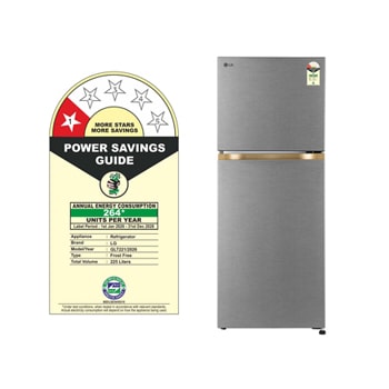 LG 225L Double Door Refrigerator Dazzle Steel (GLT2216WYDS)