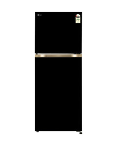 LG GLT2216WYOB 225L Double Door Refrigerator Onyx Black - Front View
