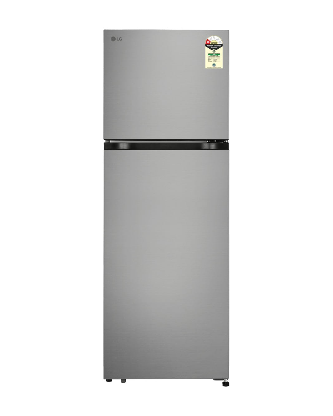LG GLT2516WWPZ 251L Double Door Refrigerator Shiny Steel - Front View