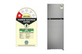 LG GLT2516WWPZ 251L Double Door Refrigerator Shiny Steel - Angle View