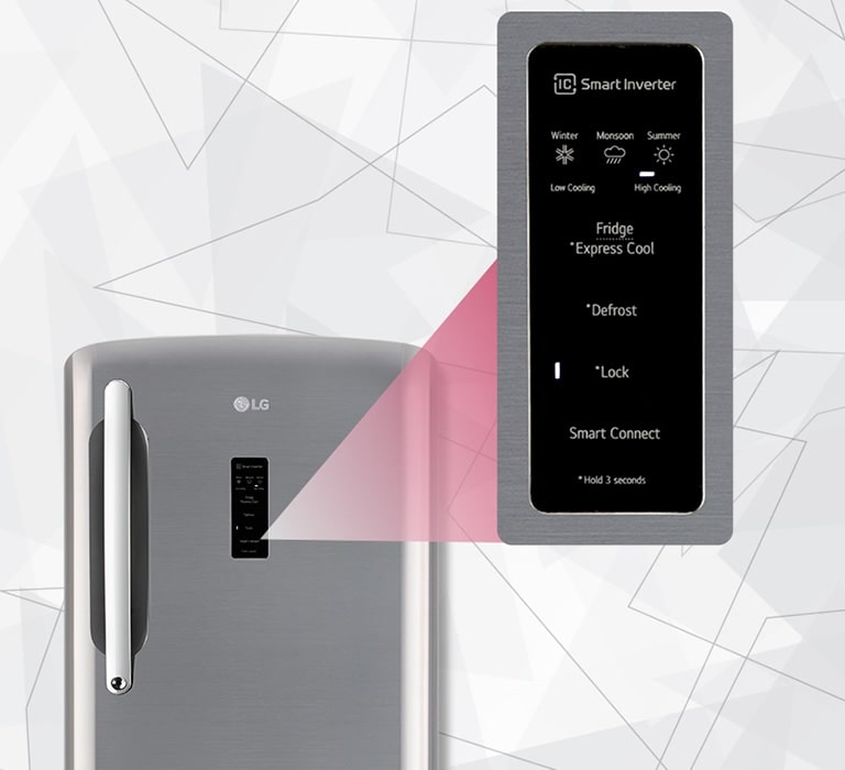 LG 506L Smart Inverter Wi-Fi Frost-Free Double Door Refrigerator - Shiny Steel