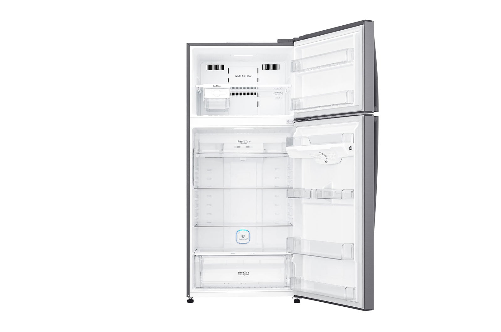 LG 506L Smart Inverter Wi-Fi Frost-Free Double Door Refrigerator - Shiny Steel