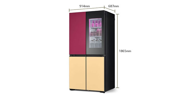 LG 617L MoodUP French Door Refrigerator: Smart, Colour-Changing, InstaView